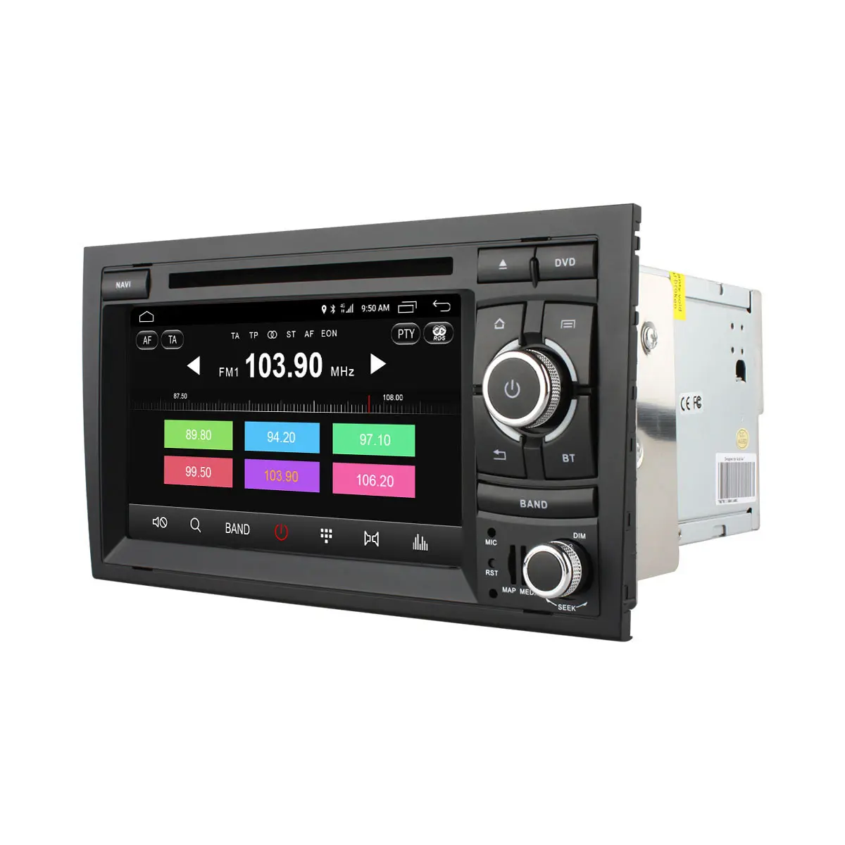 Ownice Android 6.0 Octa 8 Core 2G RAM 32G ROM Car DVD Player For Audi A4 2002-2007 Seat Exeo 2009-2012 Radio GPS Navi 4G SIM | Автомобили
