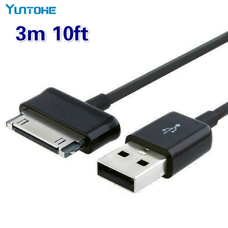 Кабель Micro USB для планшета 3 м N8000 P6200 P1000 P3100 USB-кабель синхронизации данных Samsung Galaxy