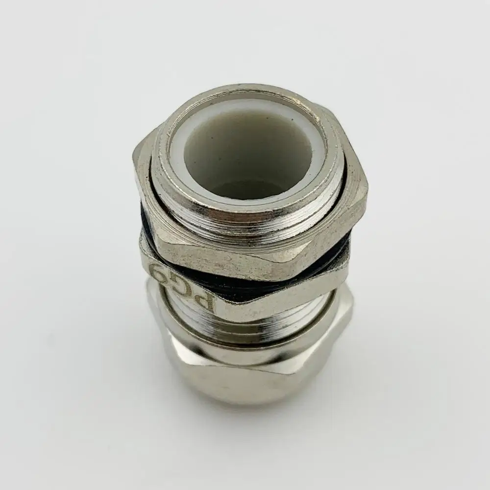 IP68 M8 M10 M12 M14 M16 M18 M20 M22 - M50 Brass nickel plated Stai Metric Wire Metal Plastic Cable Gland Waterproof Connector |