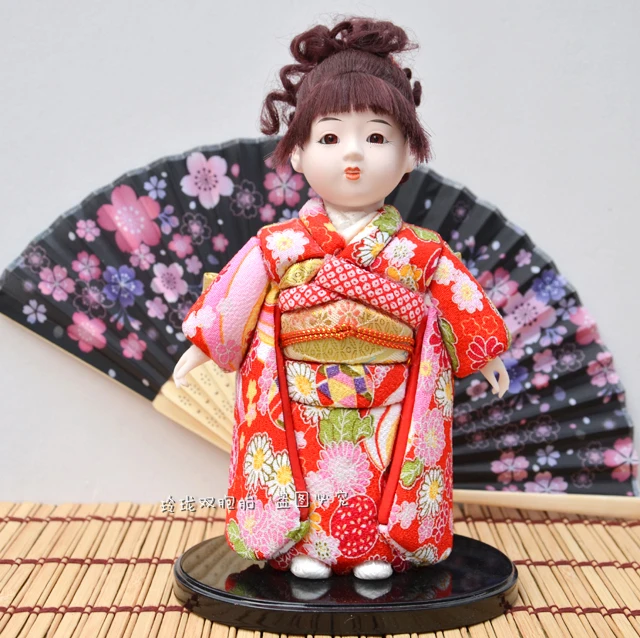 22 24 см японские куклы ичимацу клетчатые человеческая фигура японская кукла гейша