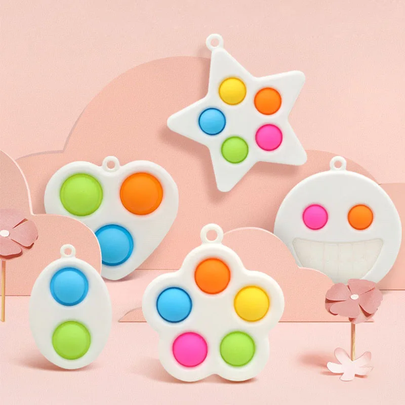 Пузырьковая игрушка для сенсорного аутизма антистрессовая портативная