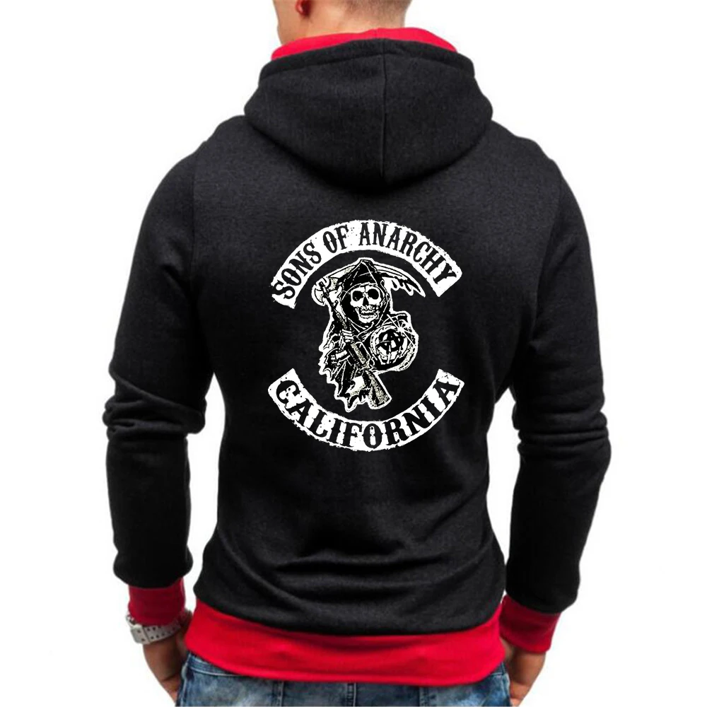 

Sons Of Anarchy SOA SAMCRO 2021 Brand New Men's Hoodies Sweatshirts Leisure Pullover for Male Fashion Jacket Hoodie Sweatshirt