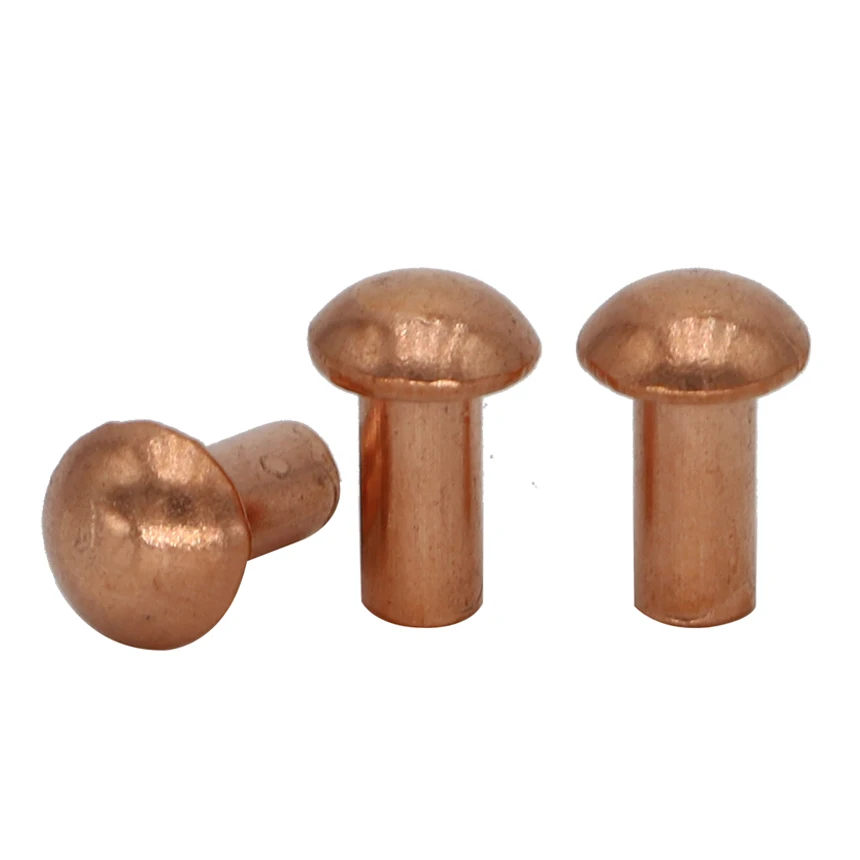 

M6 M6*8/10/12/14/16/20 M6x8/10/12/14/16/20 DIN660 GB867 Copper Cap Half Round Pan Head Solid Rivet