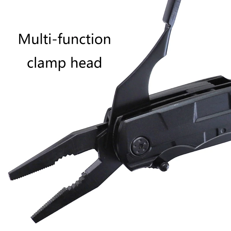 

Camping Accessories Multitool Emergency Escape Tool with Pliers Knife Bottle Opener Gift for Men Dad for Camping