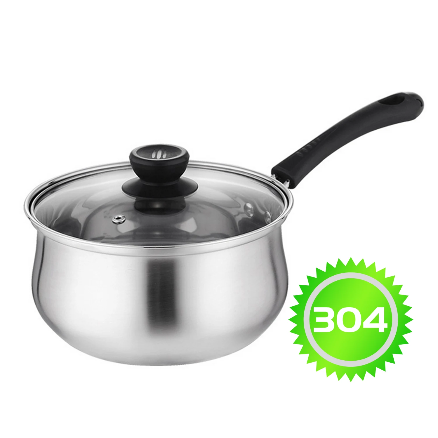 Горшок из нержавеющей стали со стандартной вентиляционной крышкой безопасный и