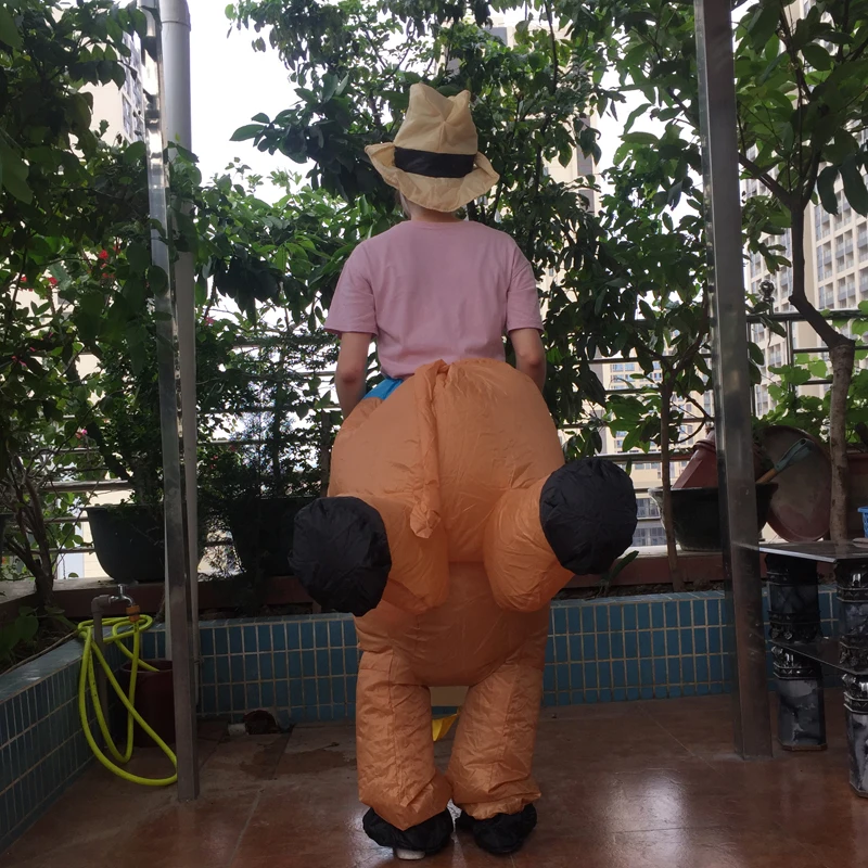 Пурим Хэллоуин Взрослый мужской надувной бык Верховая езда фантазии платье