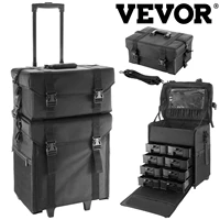 vevor large professional makeup case trolley women cosmetic organizer luggage trolley bag detachable nail beauty tattoo suitcase