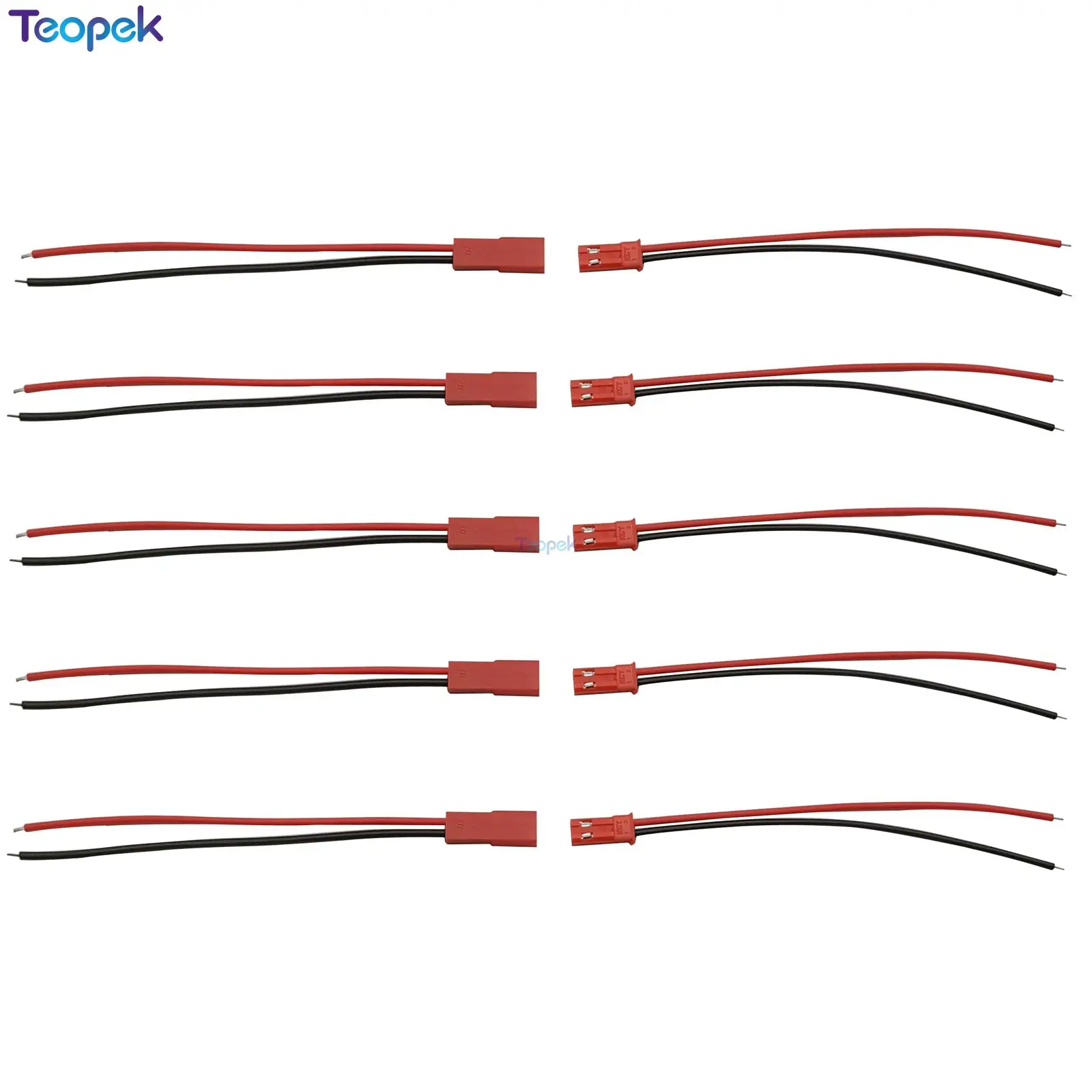 20 пар в партии 2 контактный разъем JST кабель Мужской/гнездовой для RC BEC Батарея