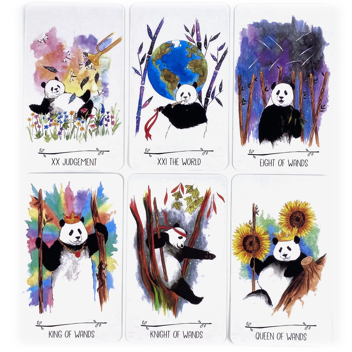 Настольная игра для отдыха и вечеринок Way Of The Panda Tarot Deck высококачественные