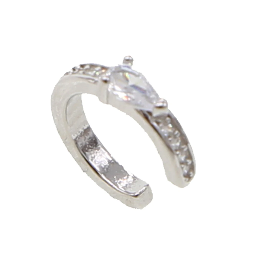 Прямая поставка без пирсинга мини серьги манжеты из настоящего 925 пробы серебра 1