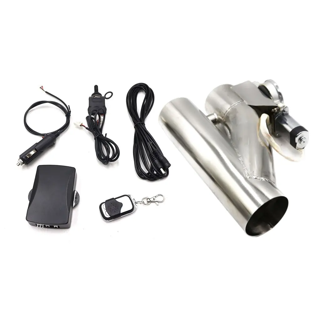 

Single Opening Integrated Y-type Exhaust Valve Electric Exhaust Downpipe Electronic Stop Valve Remote Control