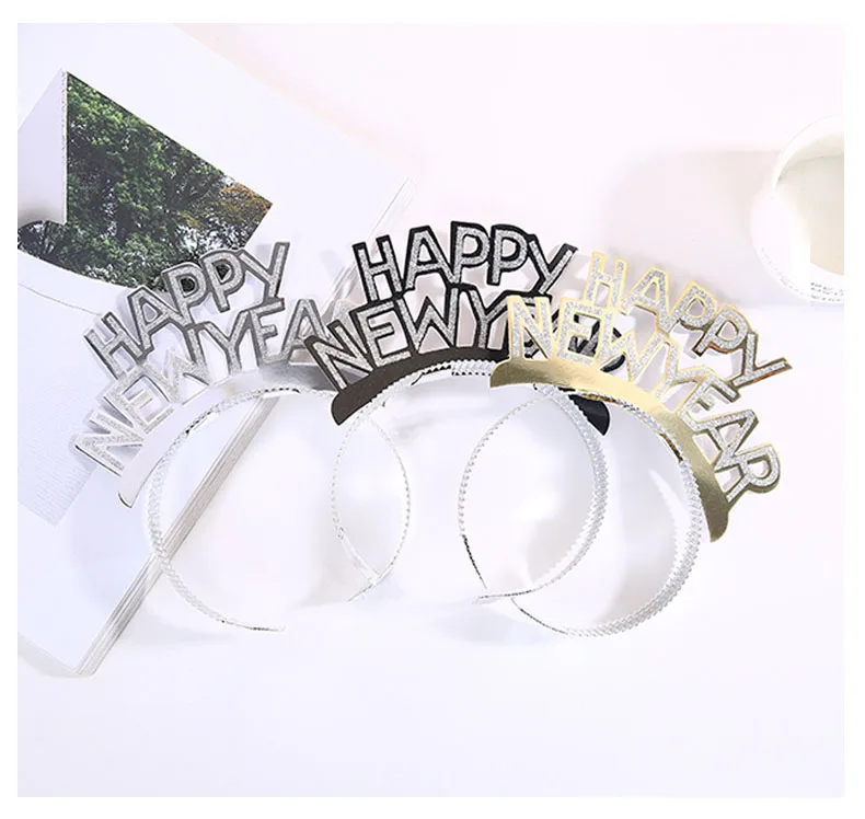 Новогодние вечерние товары 2020 бумажная повязка на голову аксессуары для волос