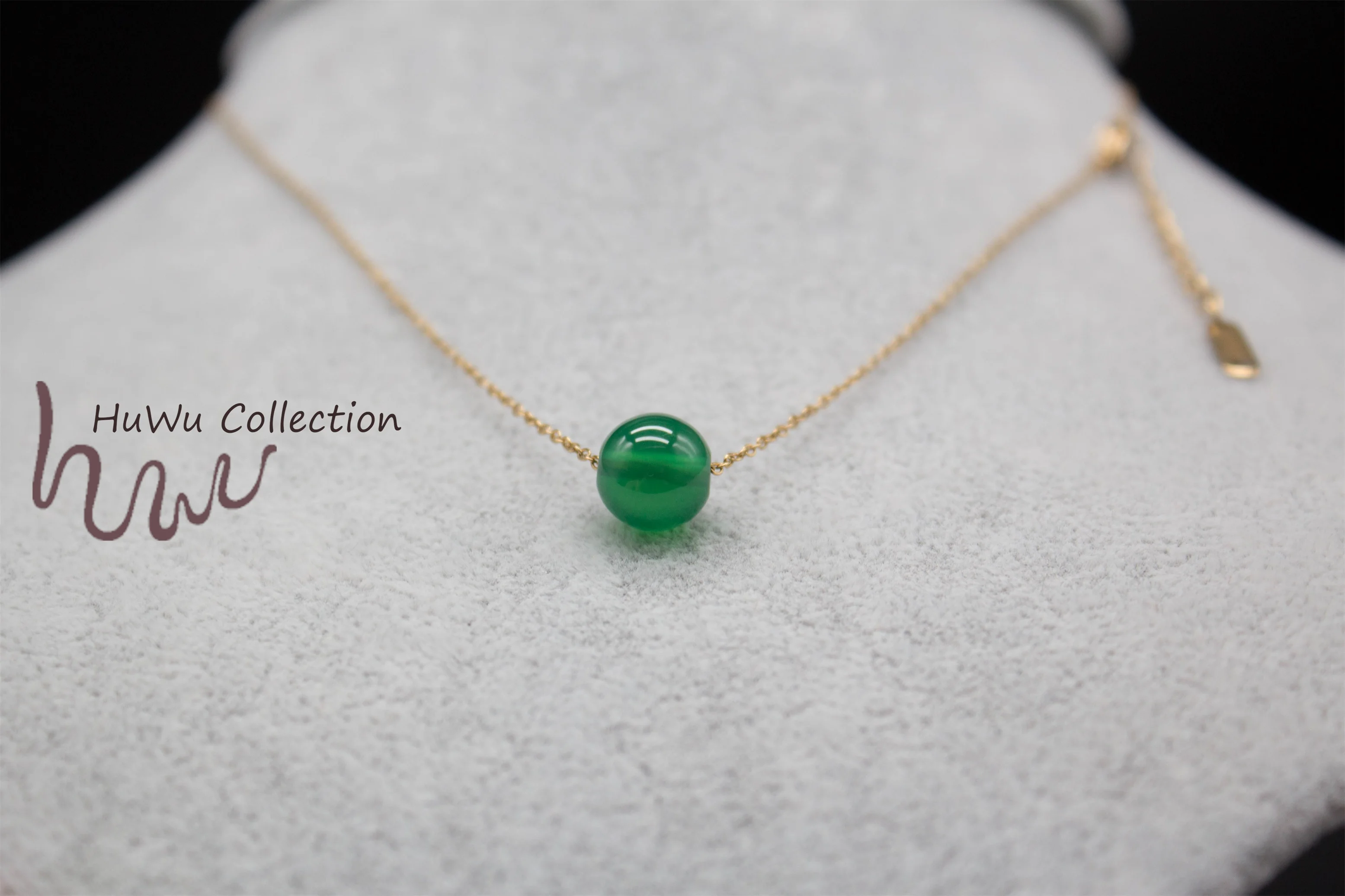 Драгоценный один Агат бисера чокер простой базовый Высокое качество ожерелье