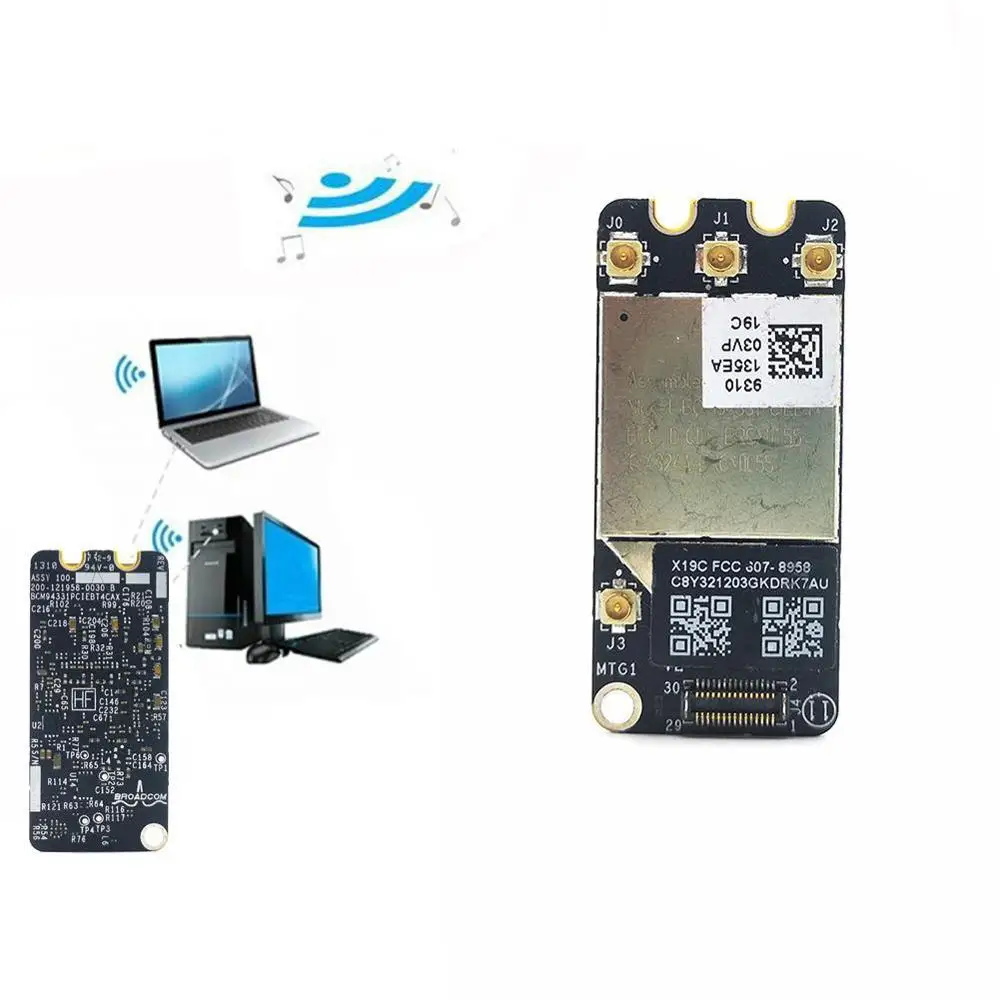 

Wireless Network Card Wifi Adapter Key 2.4G 5G Bluetooth BCM94331 OS Win10 Win8 4.0 For Win7