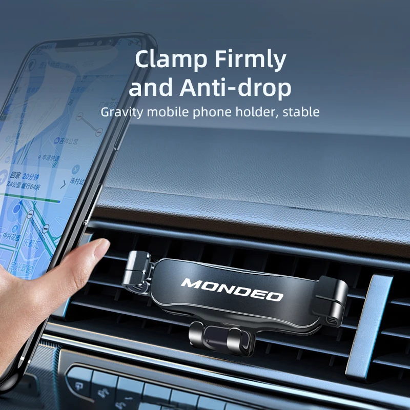 

Car mobile phone holder without magnetic air outlet mobile phone holder For 2013-2018 Ford Mondeo Explorer Auto Accessories