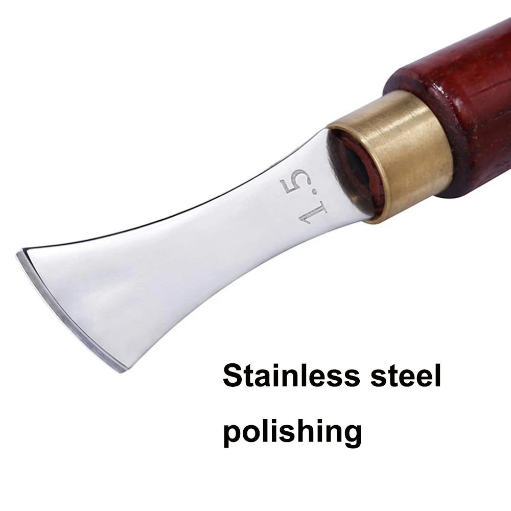 Leather Arch Edge Creaser Sector Cutter Shallow Groove Press Decorate Line Tool Punch Embedding Thread Leathercraft 1-2.5mm | Дом и сад