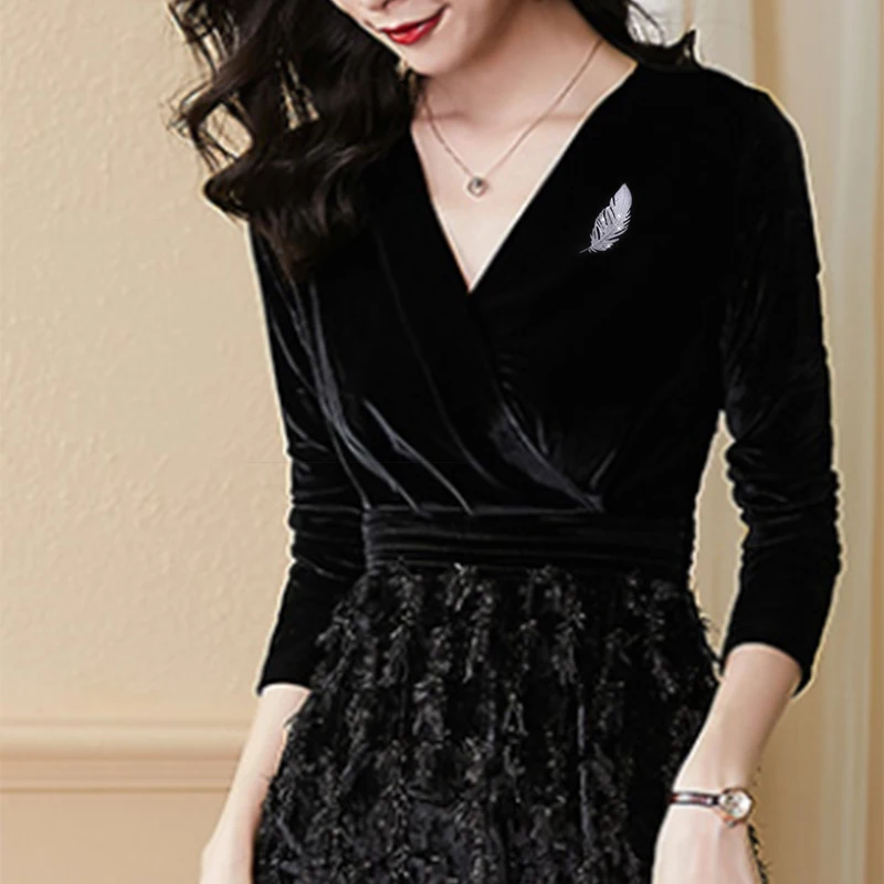 Большая прозрачная Брошь Стразы в форме пера искусственные украшения красивые