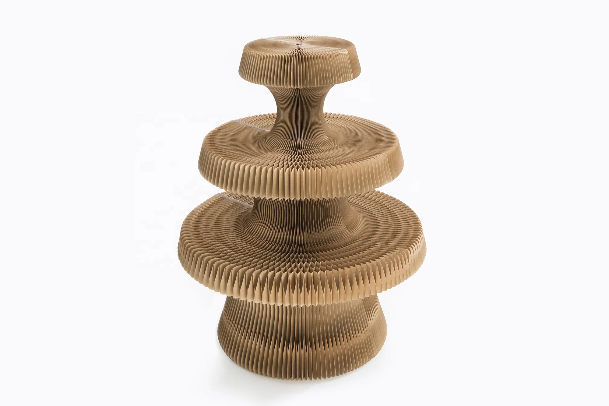 Ihpaper индивидуальная Складная витрина трехслойная круглая для выставок торговый