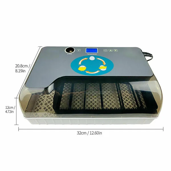 Инкубатор для птицы цифровой полностью автоматический инкубатор цыплят уток 12