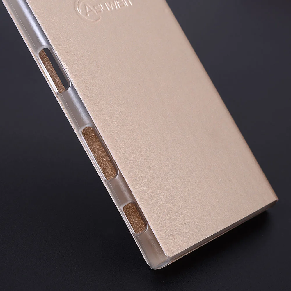 Slim Window View Flip Cover Scratch Resistant PU Leather Case For Sony Xperia XZ Premium 5.5inch Phone Sleeve Bag Fundas Coque | Мобильные