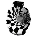 Толстовка мужская с длинным рукавом и принтом туннель