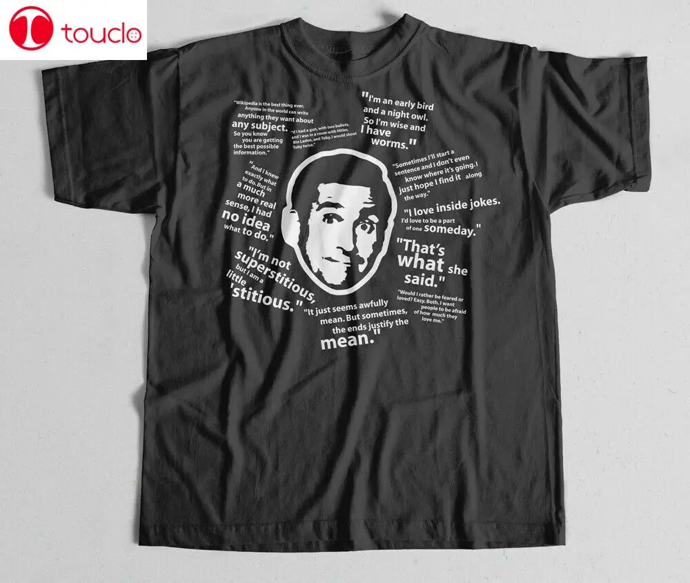 

The Office Michael Scott Quotes Tee T-Shirt Adult S-Xl New Dunder Mifflin Funny Unisex Women Men Tee Shirt
