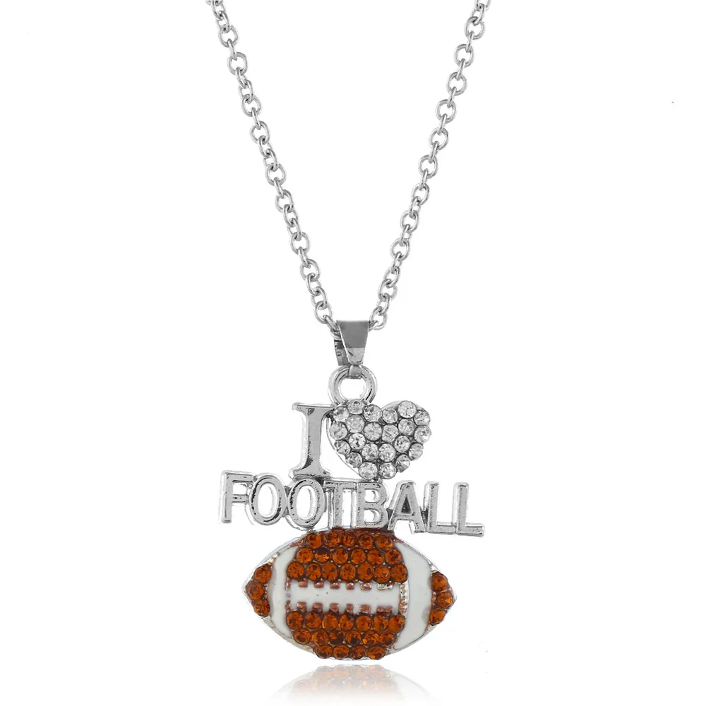 

Fashion Hip-Hop Basketball Frame Men necklace Zircon Silvery Color Pendant Steel Necklace Men Basketball Sports Jewelry