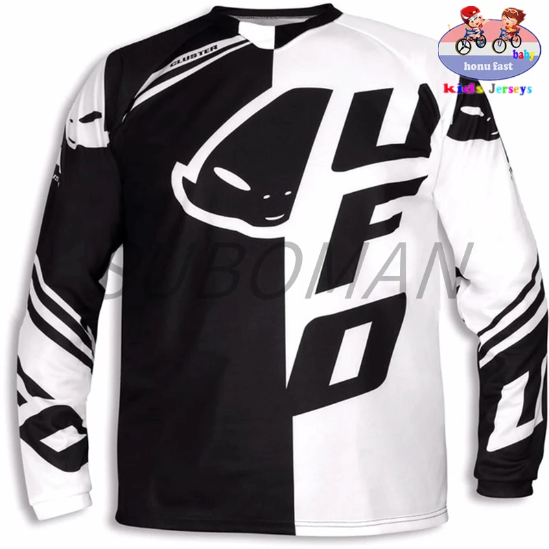 

2021 ufo Kinder Schnell Trocknend Motocross MTB Jersey Downhil Mountainbike DH Hemd MX Motorrad Kleidung Ropa fur Jungen T hemd