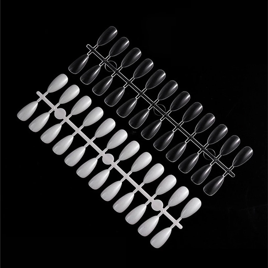 

120Pcs False Nail Art Tips Polish Board Practice Display Nails for Salon DIY