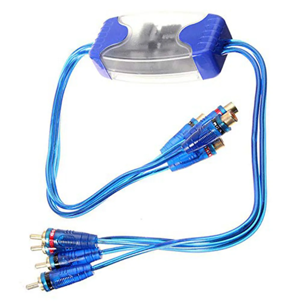 RCA аудио Шум гул фильтр AP3054 50W 4 канальный стерео контура заземления