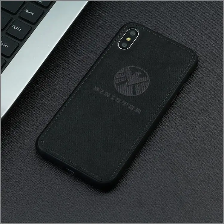 Марвел Мстители ткань чехол для телефона для Iphone 7 8 6 6s Plus X Xs Max Xr паук ткань мягкий чехол DC Вселенная холст силиконовый чехол