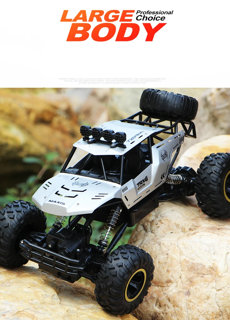 1:12 1:16 RC автомобиль 4WD 4x4 2,4G Bigfoot пульт дистанционного управления багги модель внедорожника скалолазание Грузовики Игрушки для мальчиков Детский подарок джипы