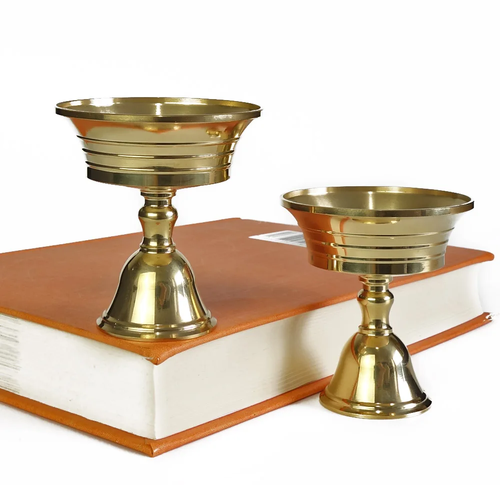 Латунный Подсвечник kaarsont декоративный подсвечник с тибетской масляной лампой