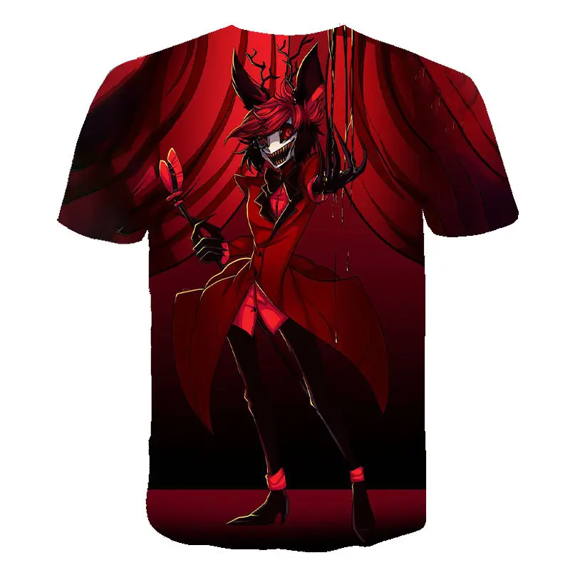 Новинка 2020 года Аниме Hazbin Футболка для костюмированной вечеринки с принтом Charlie 3D