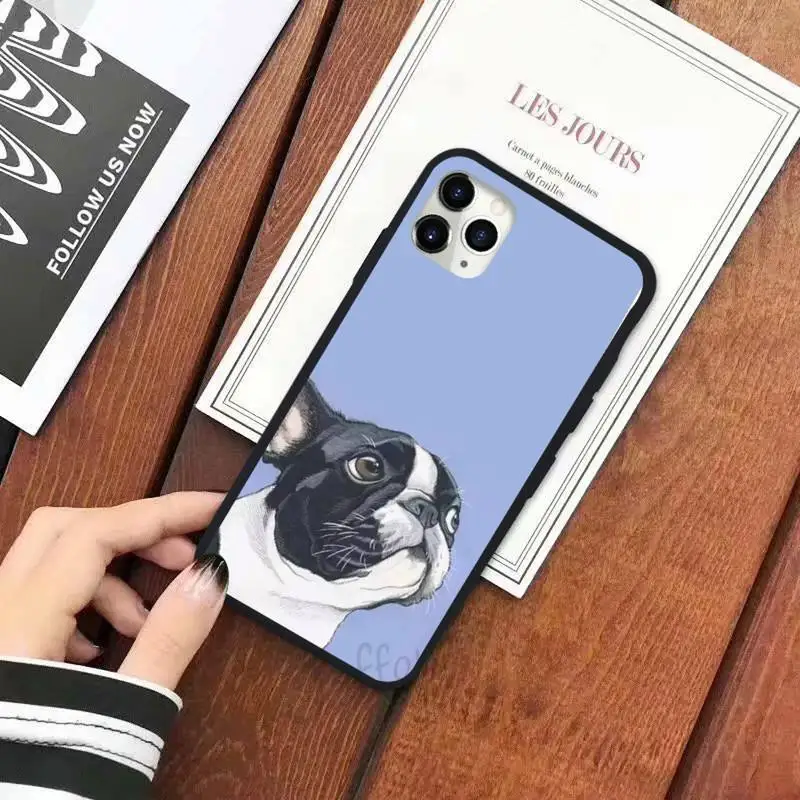 

French Bulldog Cute Funny animal Phone Case for iPhone 11 12 mini pro XS MAX 8 7 6 6S Plus X 5S SE 2020 XR