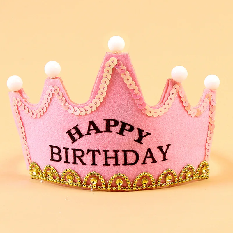 Королевская корона шапка на день рождения вечерние светильник шляпа для детей