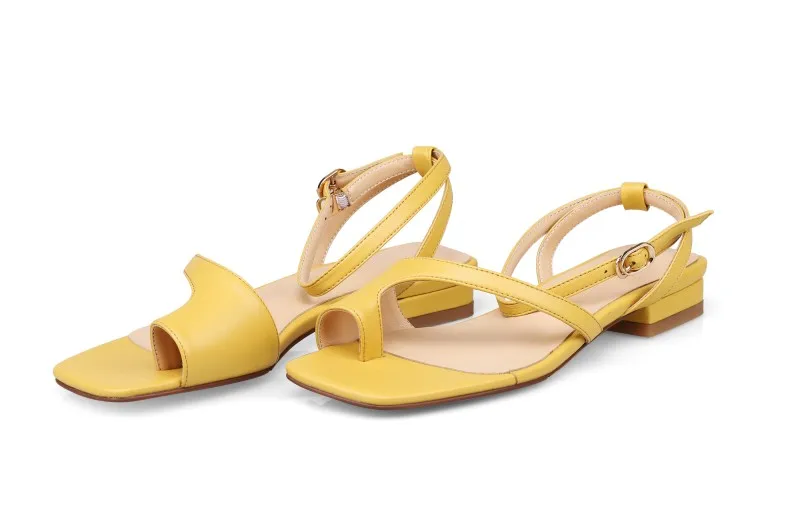 Большие размеры 9 10 11 летние сандалии на плоской подошве женская обувь женские с