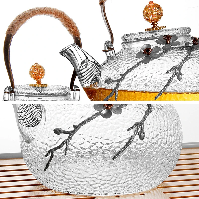 750/930 мл Творческий Бутик японский утолщенный термостойкий стеклянный чайник