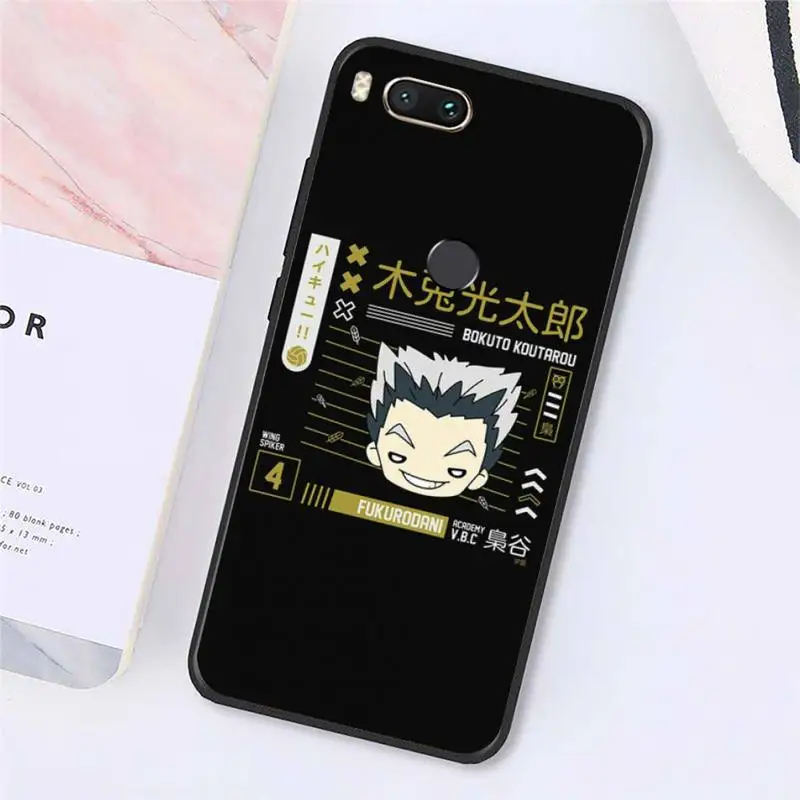 

Haikyuu Hinata Attacks Anime Phone Cases For Xiaomi Redmi note 7 8 9 t k30 max3 9 s 10 pro lite Luxury brand shell funda coque