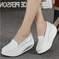 2021 hot fashion new shake shoes women comfortable breathable sneakers woman slip thick platform shoes casual single shoes 34 41
