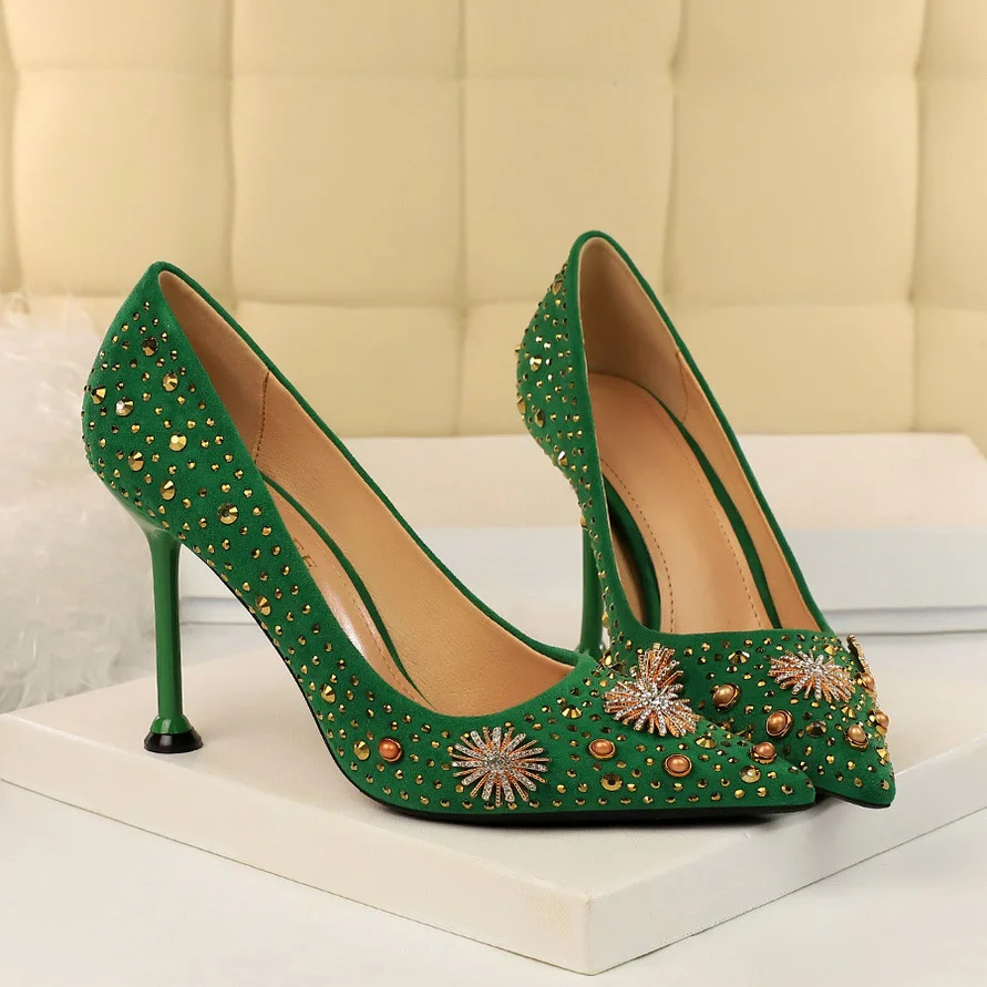 2021 см женские высокие каблуки Роскошные туфли большие искусственные свадебные