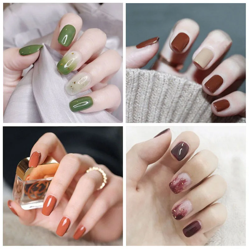 

Lamemoria Korea Nail Sticker Full Cover Sticker Wraps Decorations DIY Manicure Slider Nail Vinyls Nails Decals Manicure Art