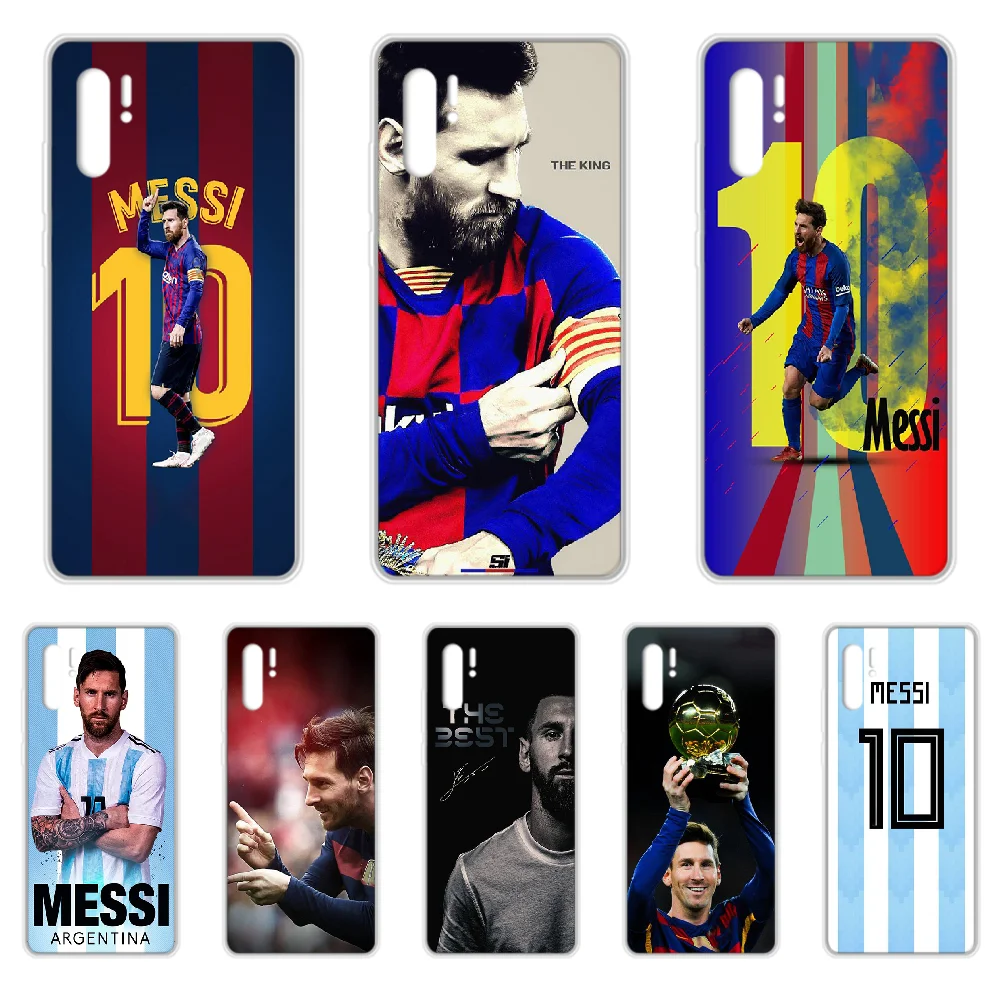 Argentina Star Leo Messi 10 чехол для телефона HUAWEI p 8 9 20 30 40 P pro Smart 2017 2019 Z lite прозрачный prime