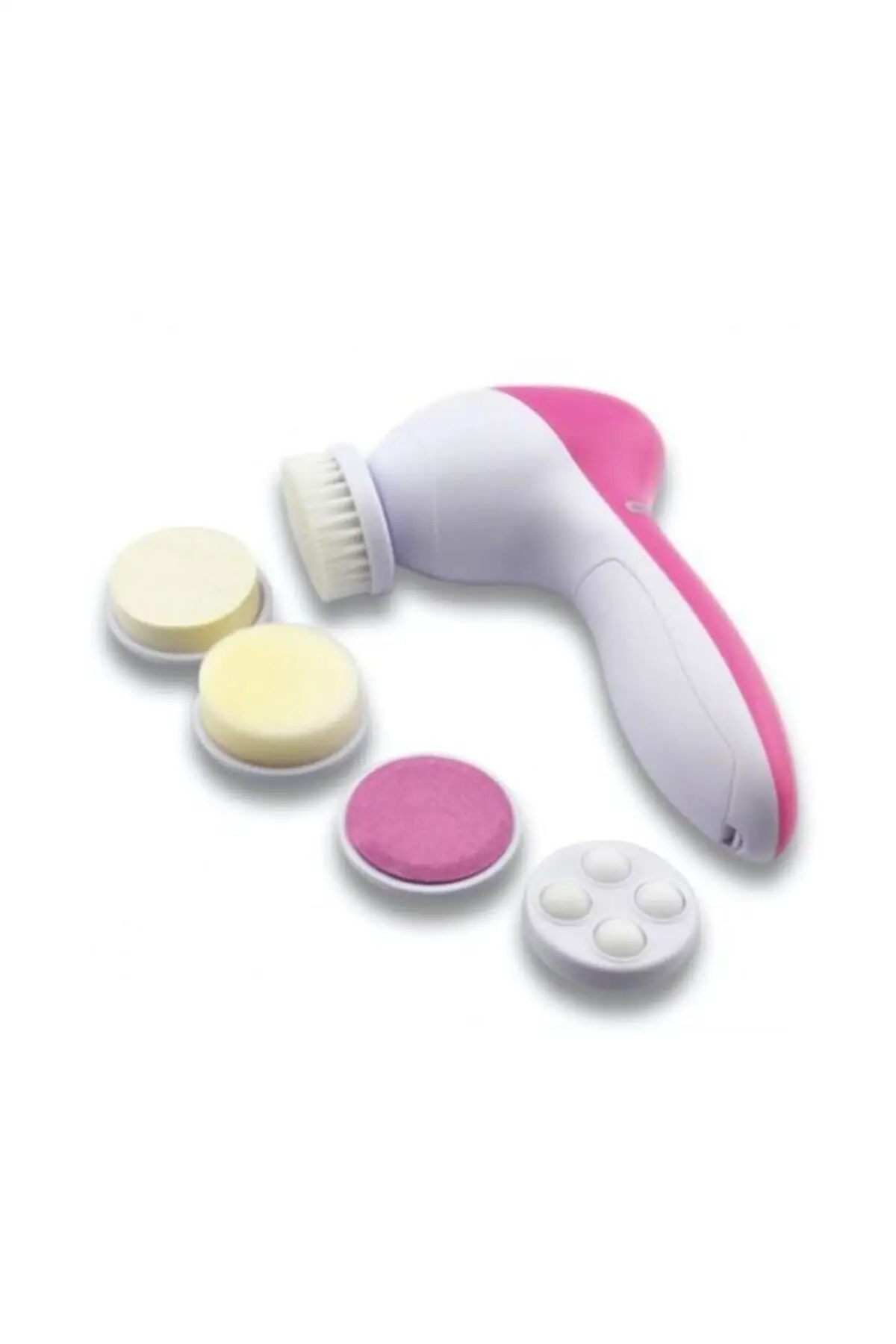 

Facial Skin Cleaner Peeling Set Facial Massager With 5 In 1 Battery