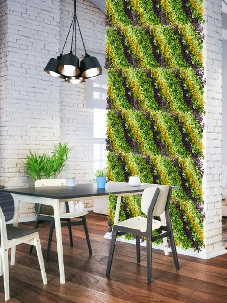 

Artificial Grass Plant Wall Fake Flower Wall For Landscape Fence Wedding Backdrop Home Outdoor Garden Decor Simulation 2021 New