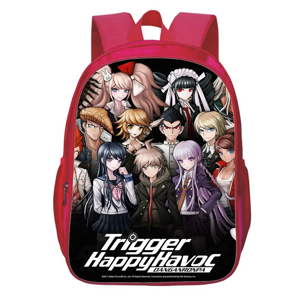 Hot Danganronpa Backpacks Kids School Children Schoolbags For Girls Primary Book Bag Anime School Bags Printing Trendy Backpack