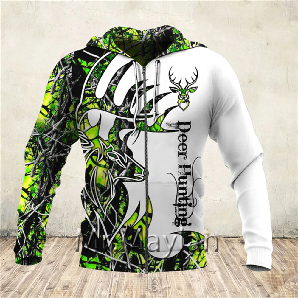 

Deer Hunting 3D Full Printing Hoodie men/women Hoodies Casual Sweatshirts Unisex Streetwear Jacket Boy/Girl Coat ropa hombre 5XL