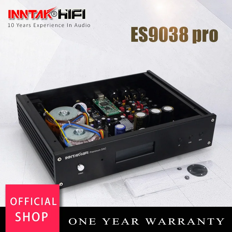 Finished Hi-Fi ES9038 ES9038PRO + Amanero USB DAC Decoder Support Remote Control | Digital-to-Analog Converter (DAC)