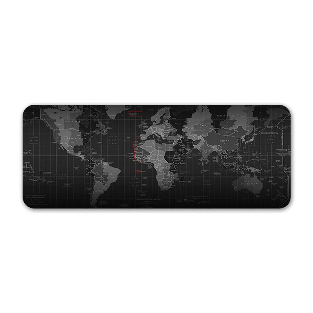 

Extra Large World Map Mouse Pad Gaming Mousepad Natural Rubber Mousepad Anti-slip Computer Keyboard Mat Mouse Keyboard Desk Mat