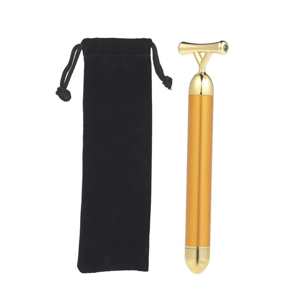 Вибрирующий массажный ролик для лица водонепроницаемый антивозрастной подтяжки